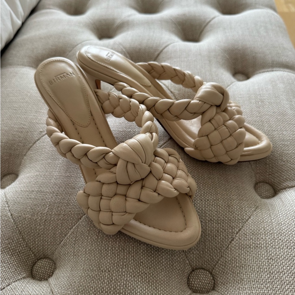 Braided Beige Women's Sandals